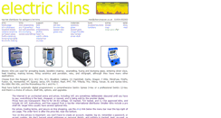 Desktop Screenshot of electrickilns.co.uk