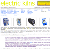 Tablet Screenshot of electrickilns.co.uk